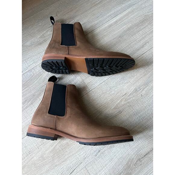NEW Nisolo everyday Marco Chelsea Boot tobacco brown  Mens size 9.5 main image 6